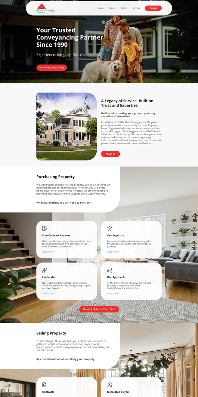 The Conveyancing Shop - A Spot Site client