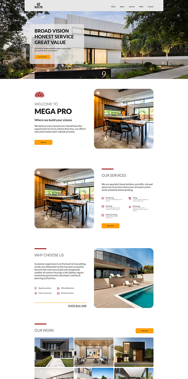 Mega Pro Construction - A Spot Site client
