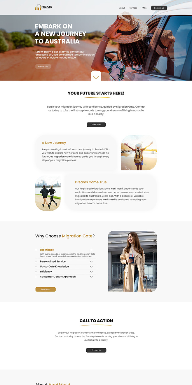 Migate - A Spot Site client