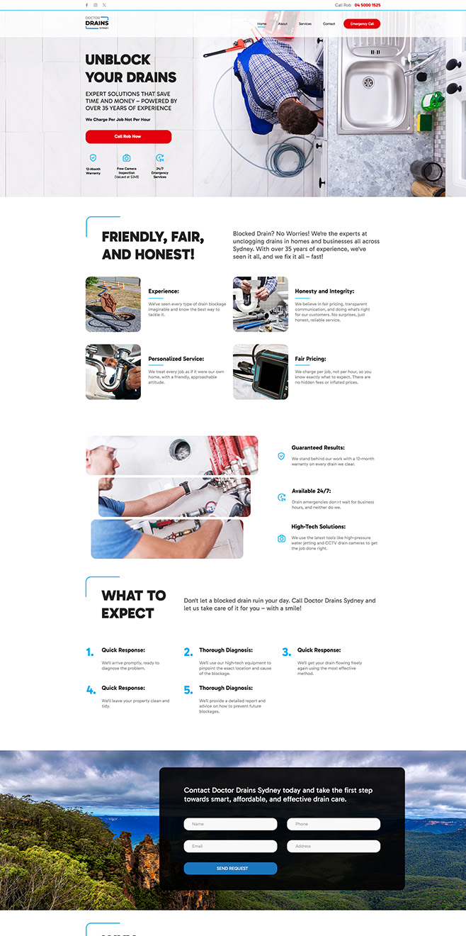 Dr. Drains - A Spot Site client