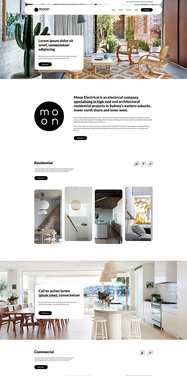 Moon Electrical Services - A Spot Site client