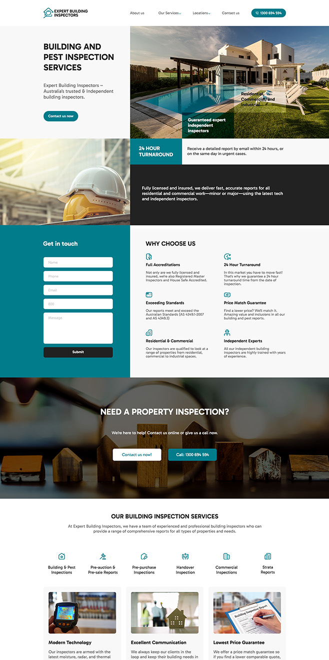 Expert Building Inspectors - A Spot Site client