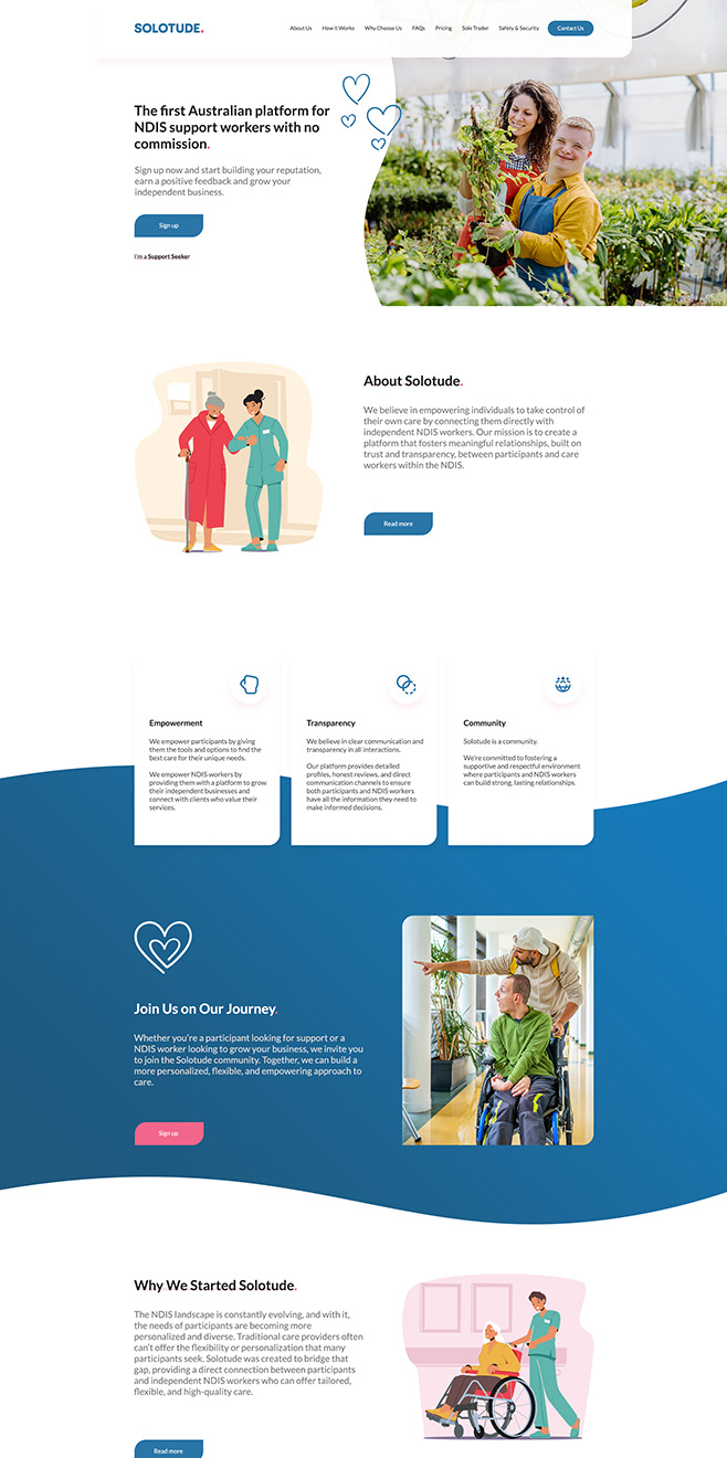 Solotude - A Spot Site client