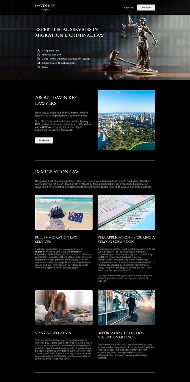 Davin Rey Lawyers - A Spot Site client