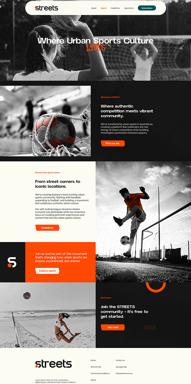 Street Sports Australia - A Spot Site client